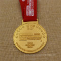 Kundenspezifisches Goldsilbernes Bronze-Sport-Metall kundengebundene Medaille